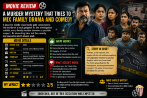 Tamil dark comedy crime thriller