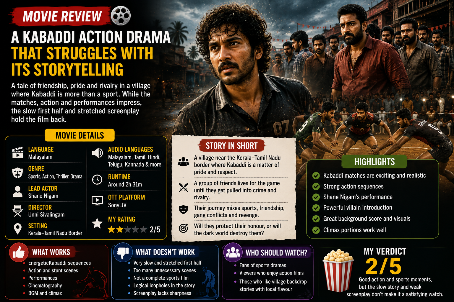 Malayalam sports action thriller