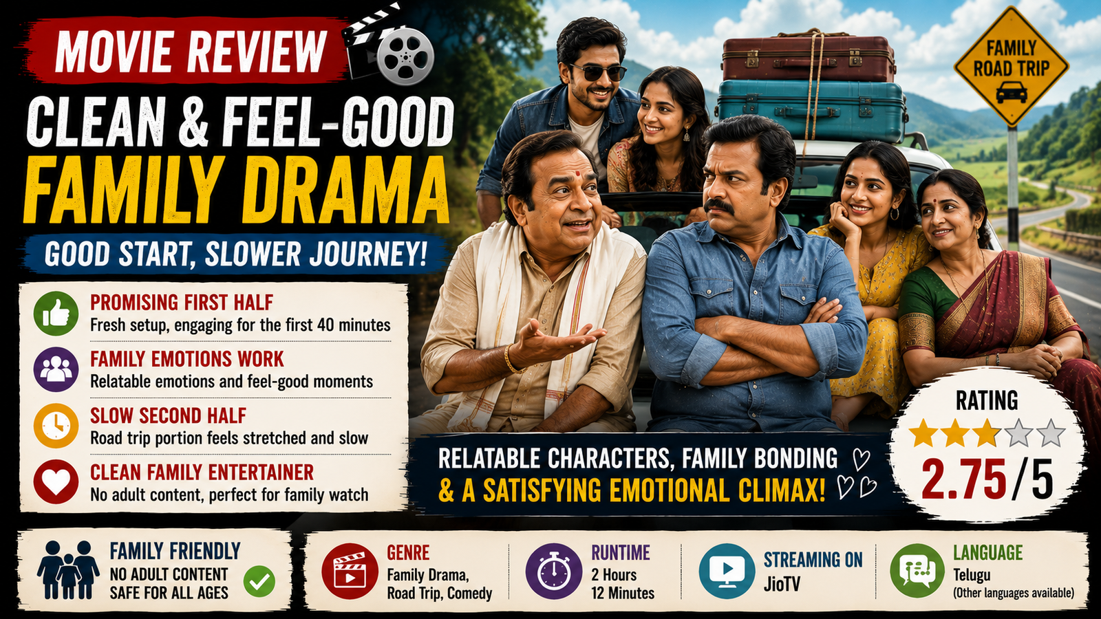 Telugu family drama movies,