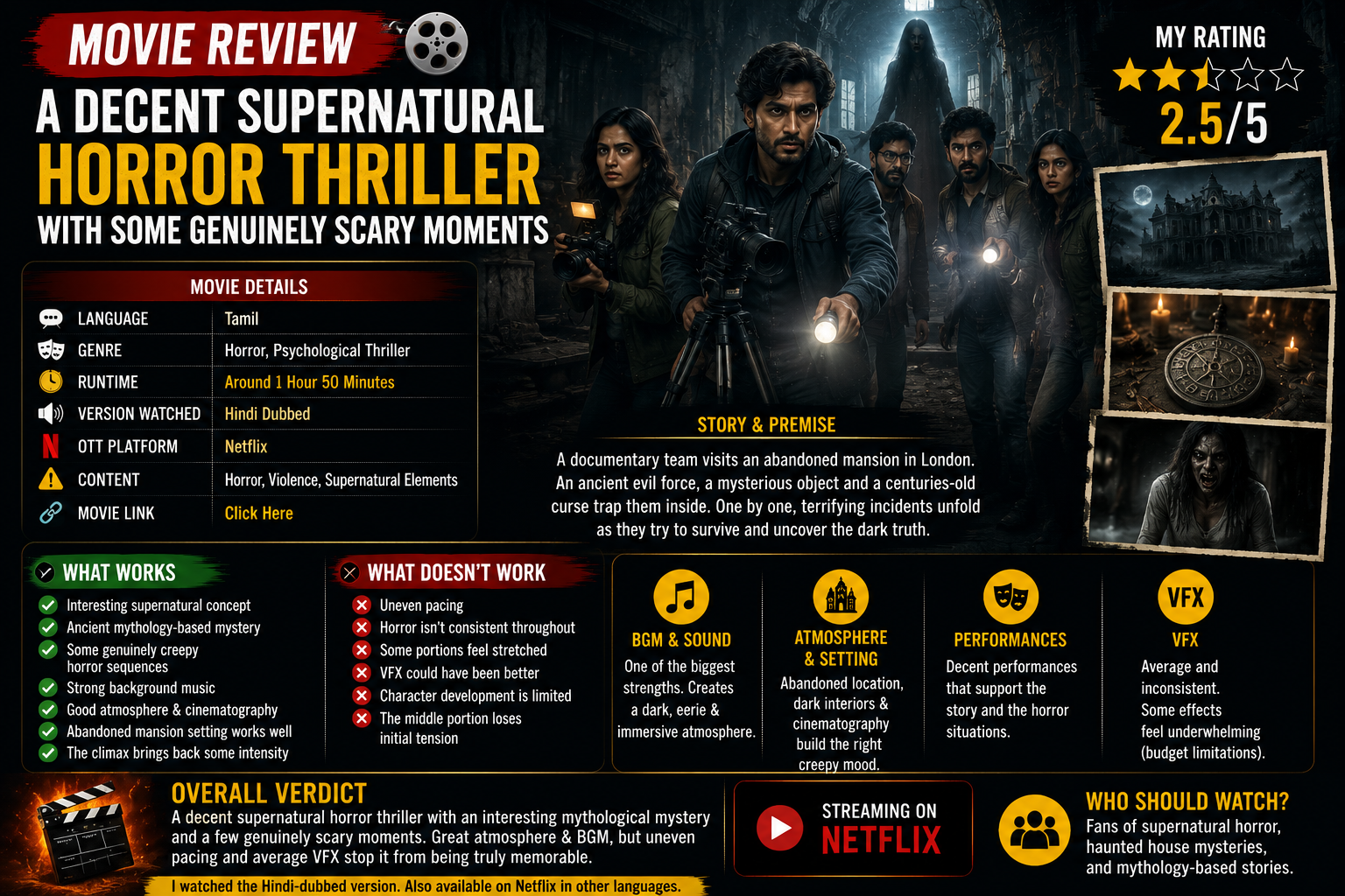 Tamil horror movies